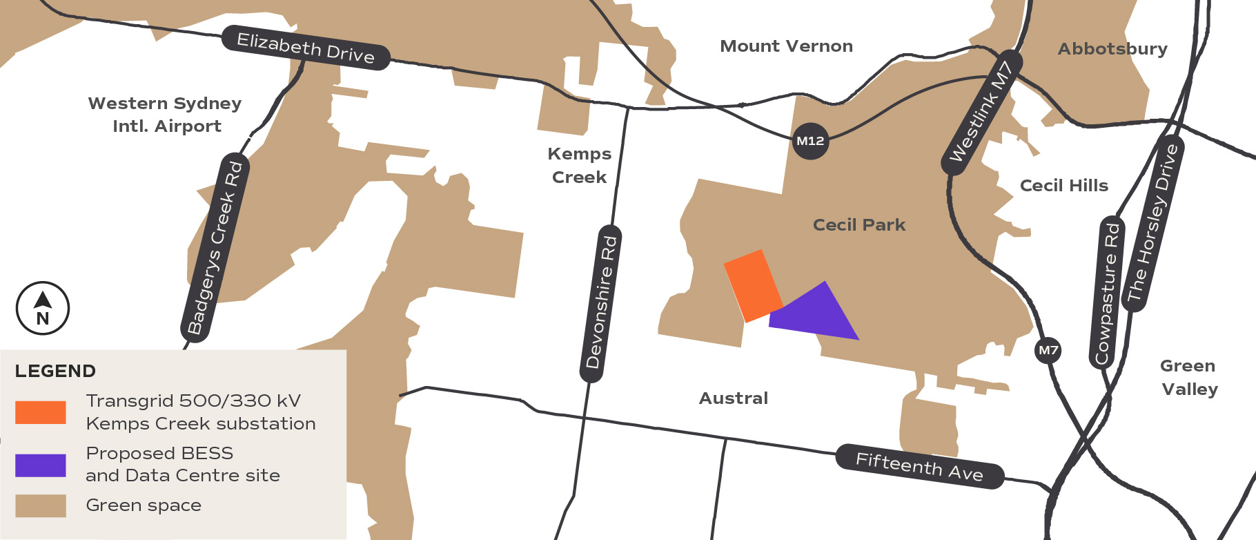 Kemps Creek Site Map