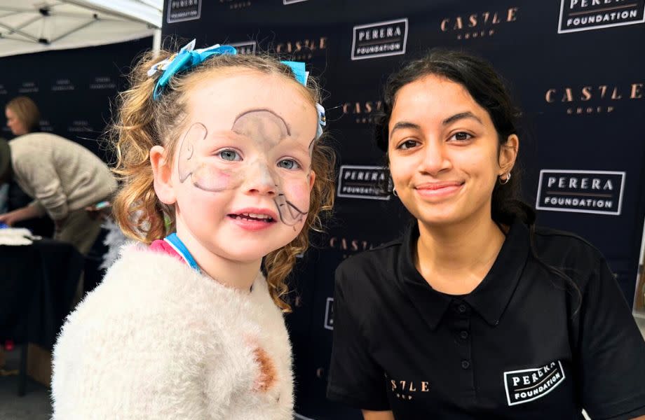 Foundation’s face painting was a hit at the Blacktown Streets